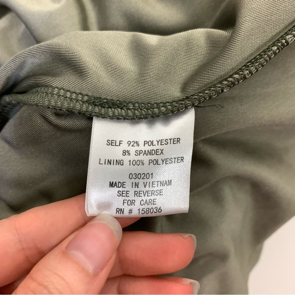 Birdy Grey Olive Green One-Shoulder Maxi Dress - Picture 5 of 13